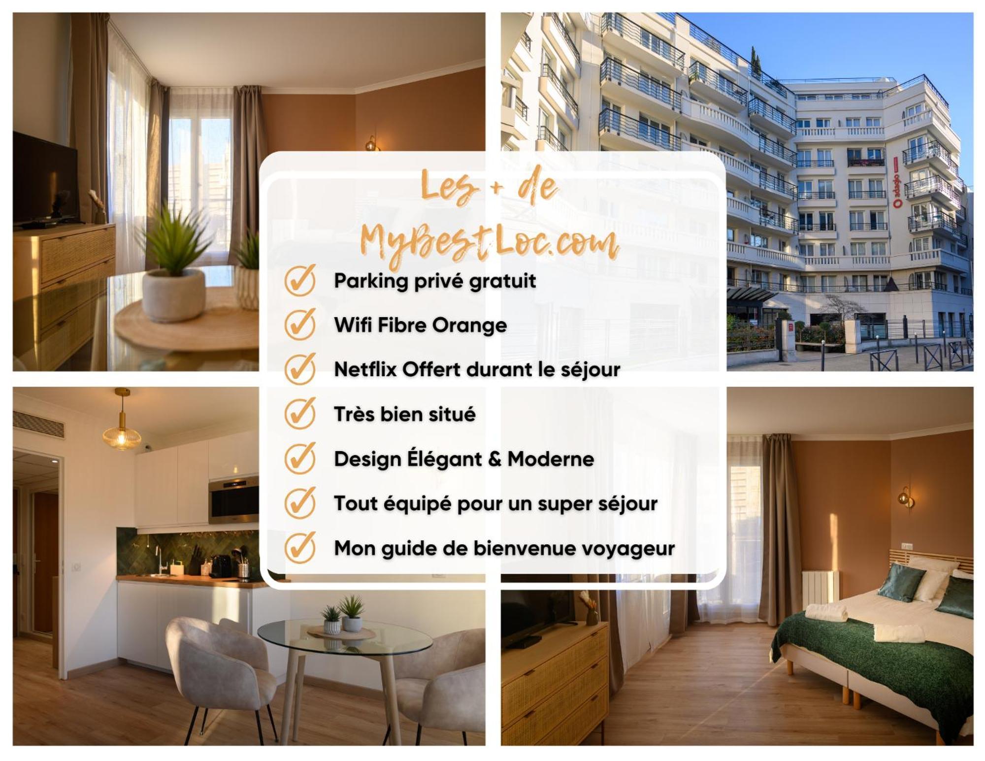 Sweet'issy - Balcon - Parking - Climatisation - Wifi - Mybestloc